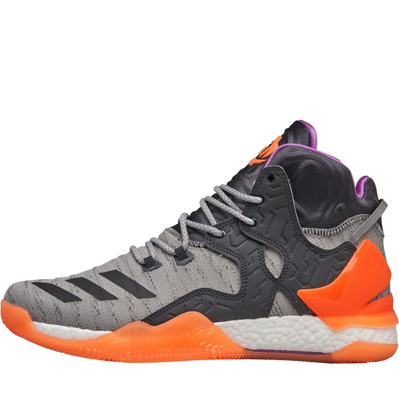 Buy adidas Mens D Rose 7 Primeknit Boost Basketball Shoes Shock Purple