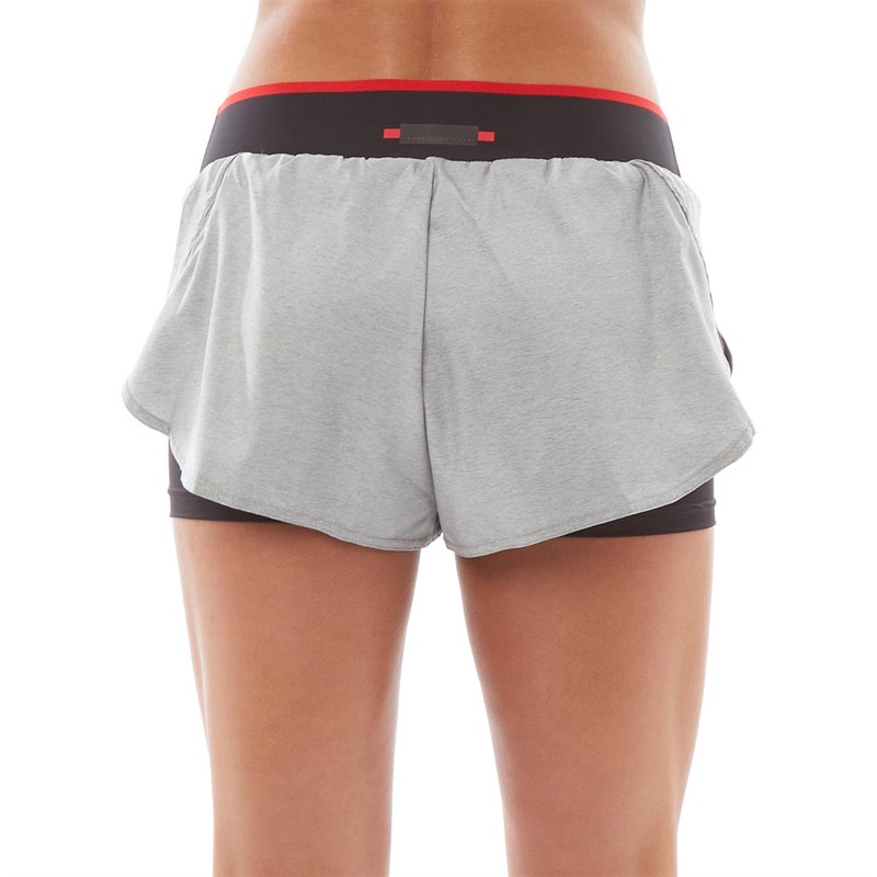 Buy adidas Womens Barricade Tennis Shorts Grey One/Black