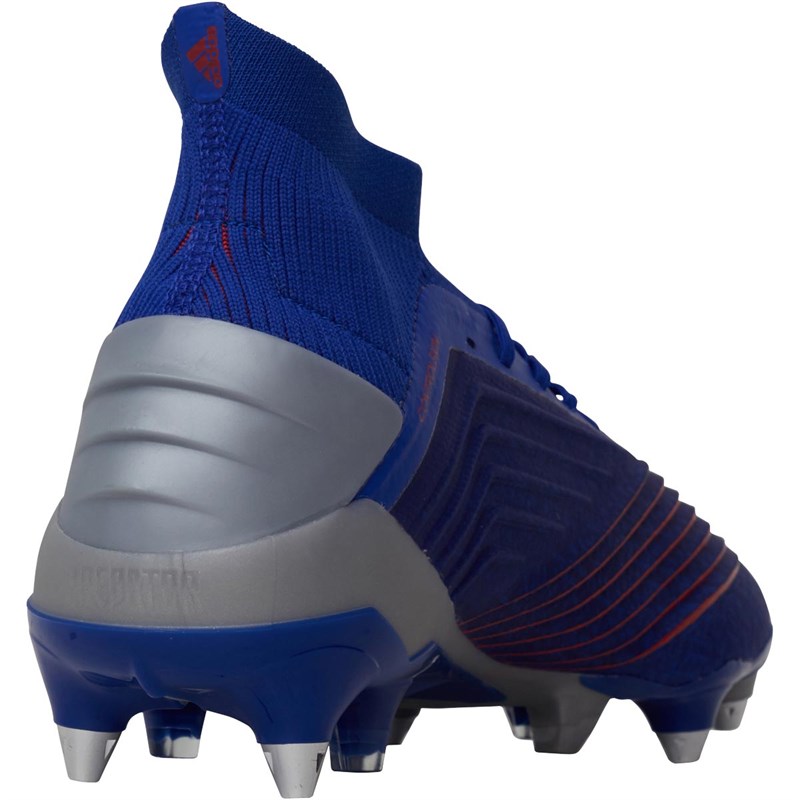 Buy adidas Mens Predator 19.1 SG Soft Ground Football Boots Bold Blue/Silver Metallic/Football Blue