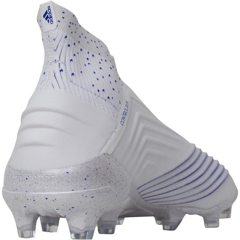 Buy adidas Mens Predator 19+ FG Firm Ground Football Boots Footwear White/Bold Blue/Bold Blue