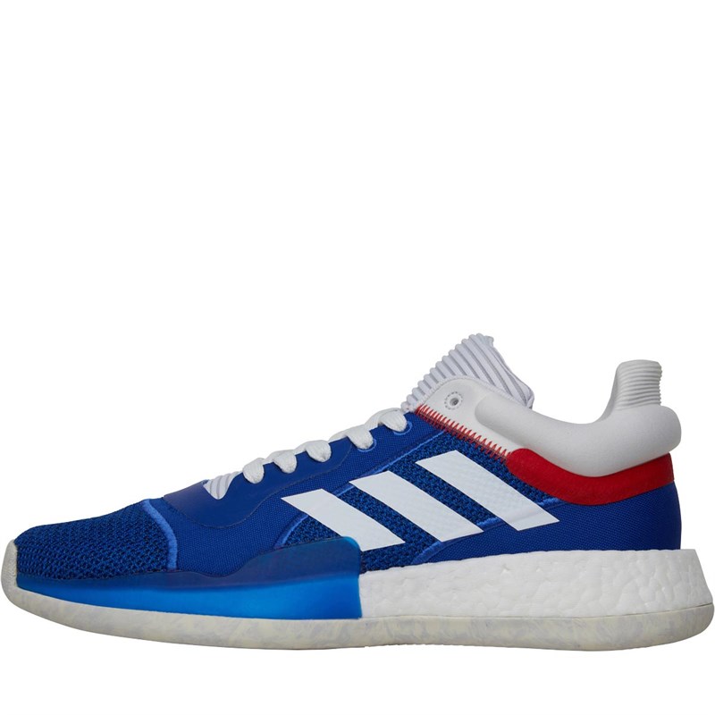 Buy adidas Mens Marquee Boost Low Basketball Shoes Collegiate Royal