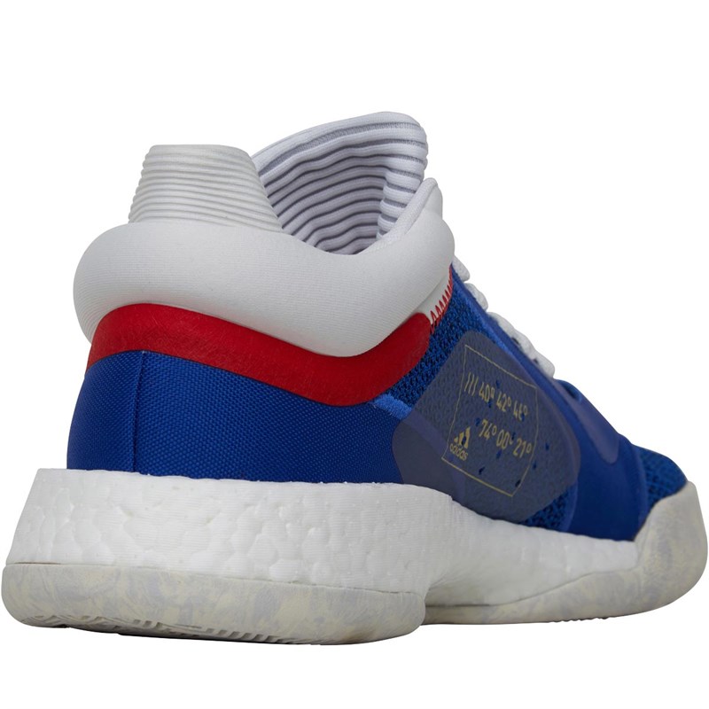Buy adidas Mens Marquee Boost Low Basketball Shoes Collegiate Royal