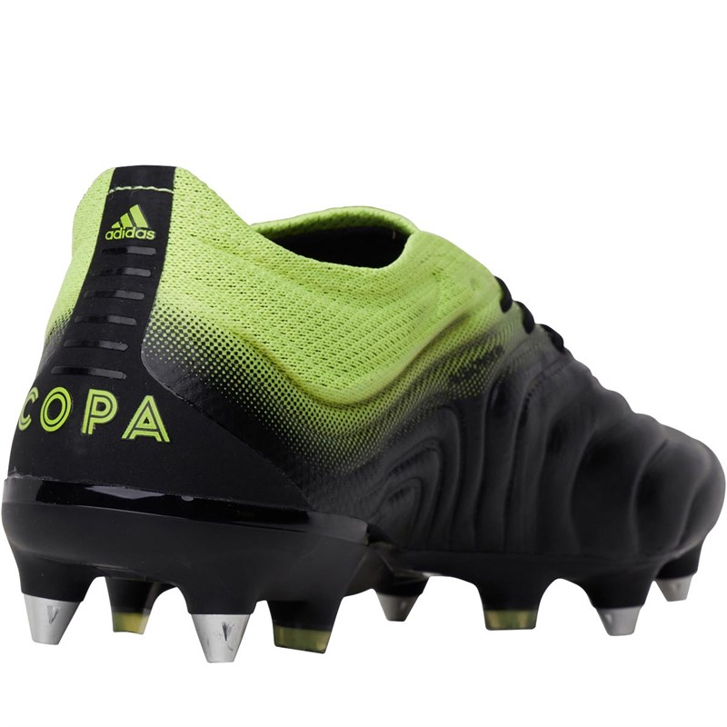 Buy adidas Mens Copa 19.1 SG Soft Ground Football Boots Core Black/Solar Yellow/Core Black