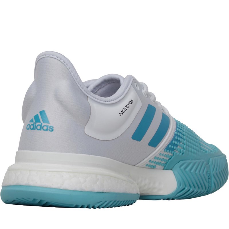 Buy adidas x Parley Womens SoleCourt Boost Tennis Shoes White/Vapor