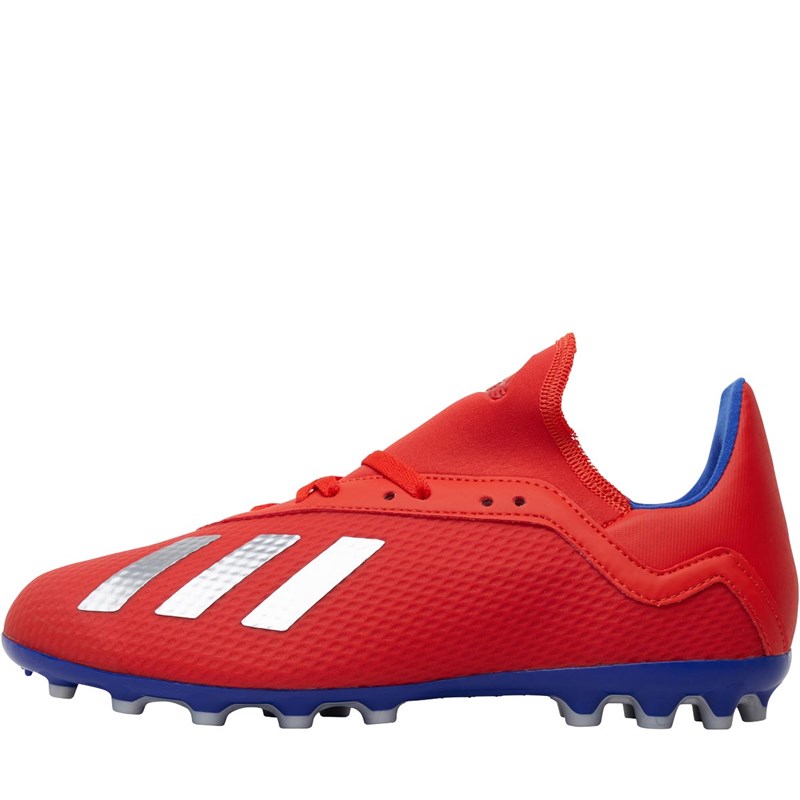 Buy adidas Junior X 18.3 AG Artificial Grass Football Boots Active Red