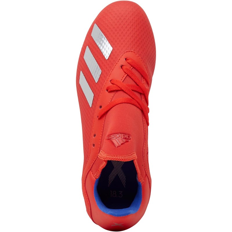 Buy adidas Junior X 18.3 AG Artificial Grass Football Boots Active Red
