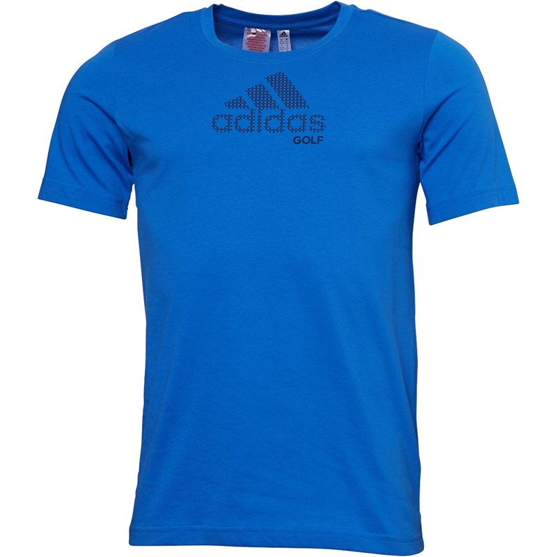 Buy adidas Junior Boys Logo Golf TShirt True Blue