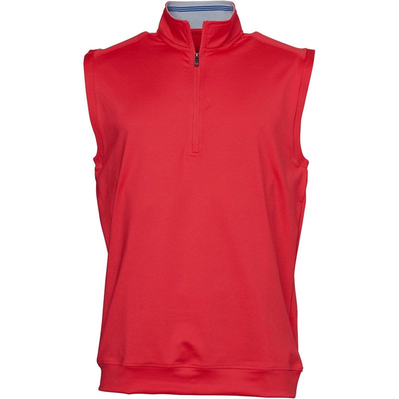 Buy adidas Mens Classic Club 1/4 Zip Golf Vest Active Pink