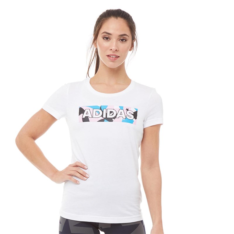 Buy adidas Womens Graphic TShirt White