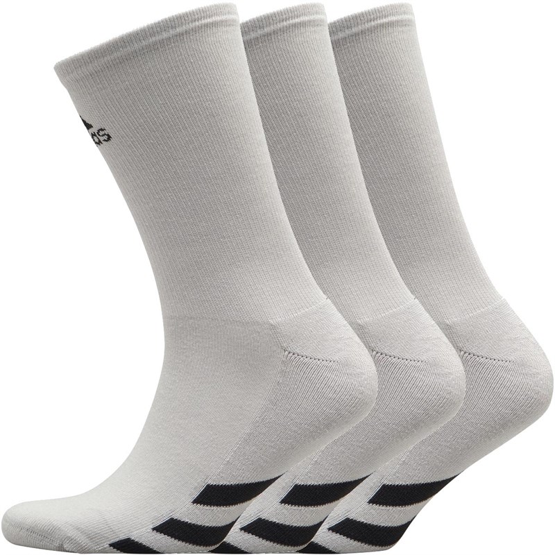Buy adidas Mens Golf Three Pack Crew Socks Grey Two