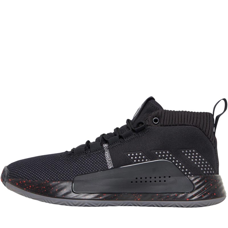 Buy Adidas Mens Dame 5 Peoples Champ Basketball Shoes Core Black/Grey