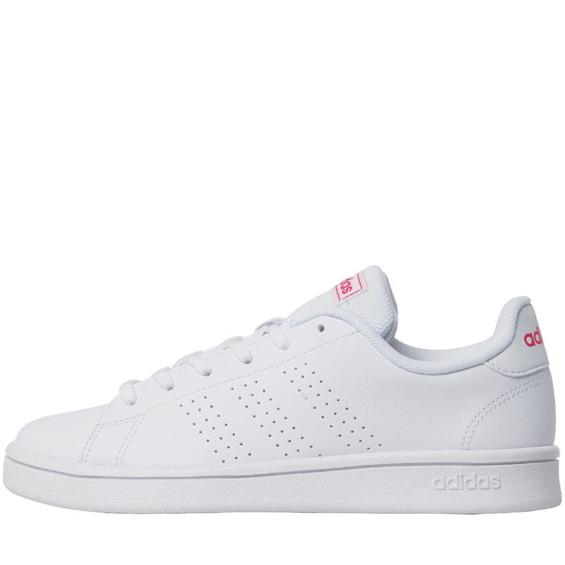 Buy Adidas Womens Advantage Base Footwear White/Footwear White/Shock Pink