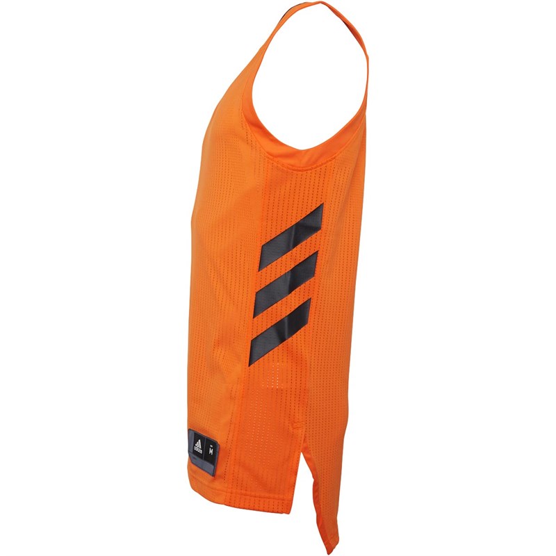 Buy adidas Mens KK Cedevita Zagreb Sleeveless Basketball Jersey Orange