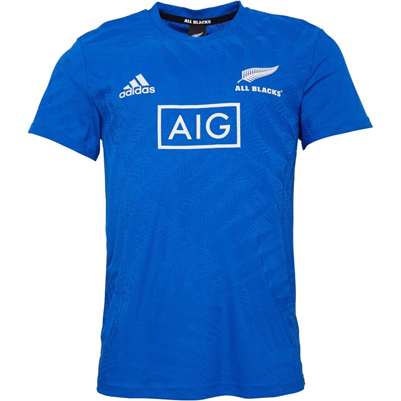 Buy adidas Mens Y3 All Blacks Rugby World Cup TShirt Blue