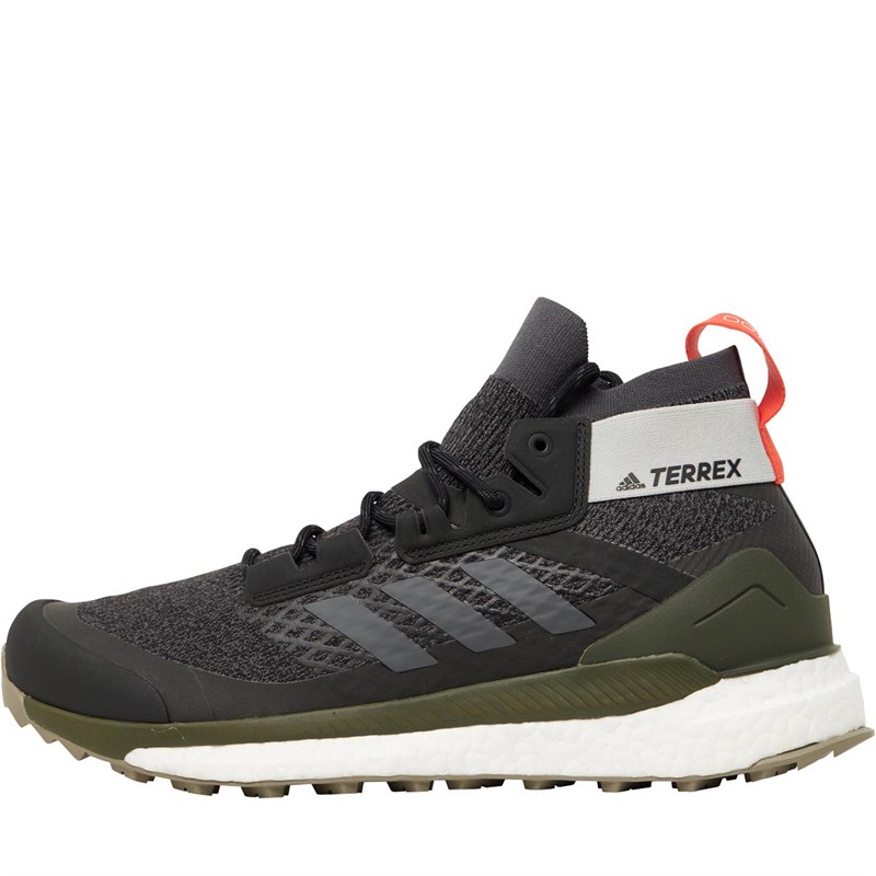 Buy adidas Mens Terrex Free Hiker Boost Hiking Shoes Core Black/Grey
