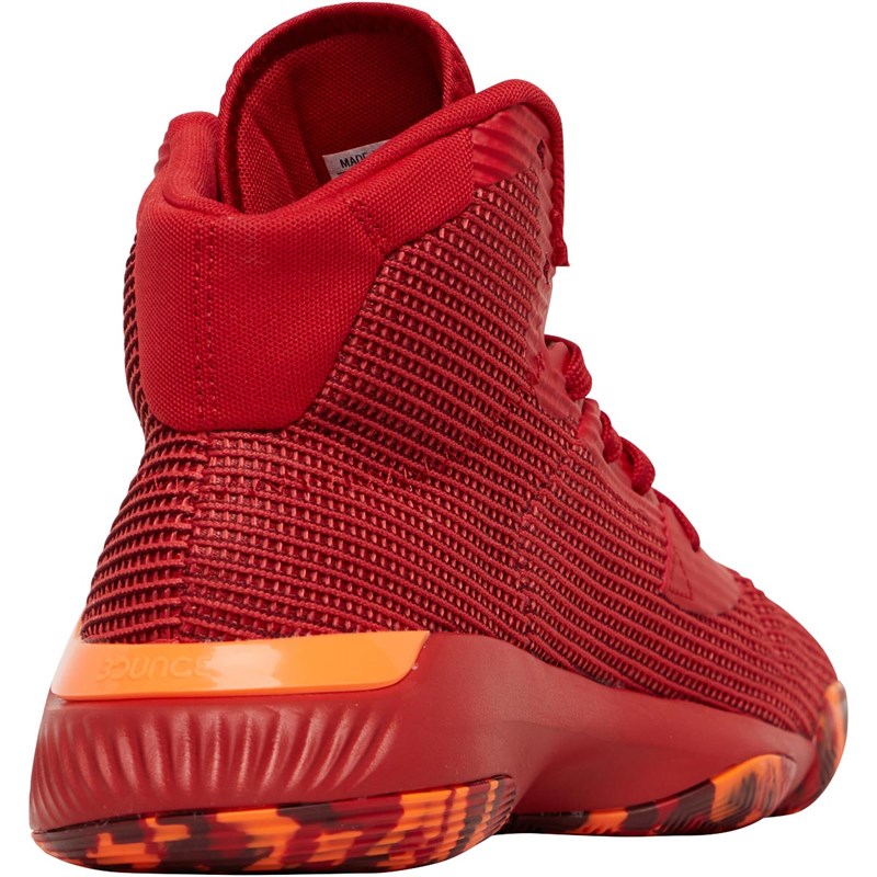 adidas Heren Pro Bounce 2019 Basketball Sneakers Diep Rood