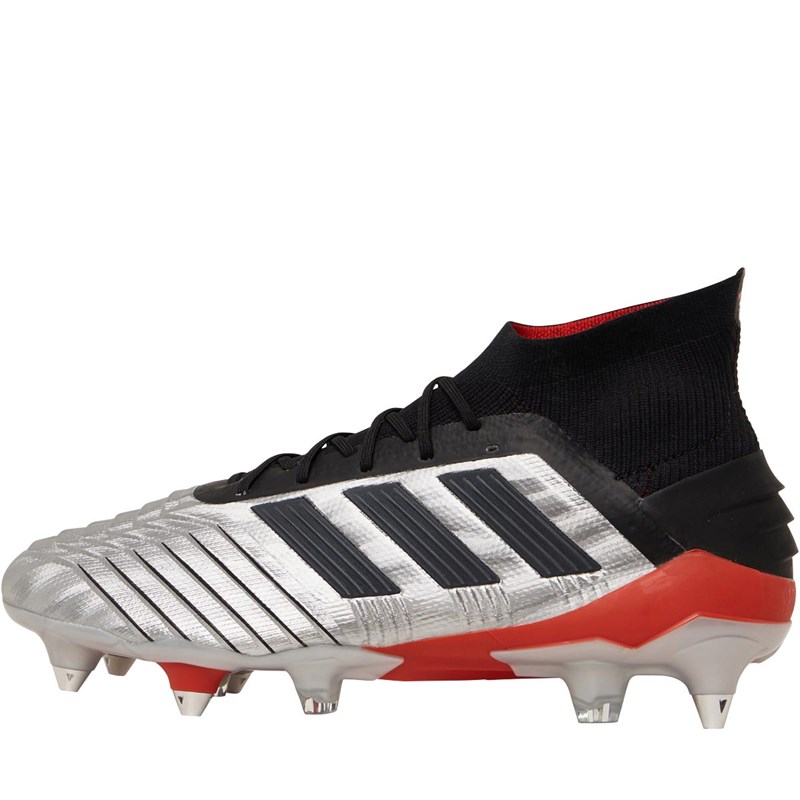 Buy adidas Mens Predator 19.1 SG Soft Ground Football Boots Silver