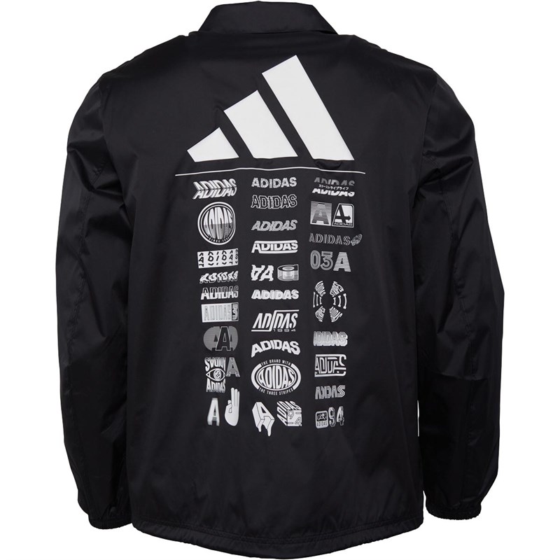 Buy adidas Mens Athletics Pack Coaches Jacket Black