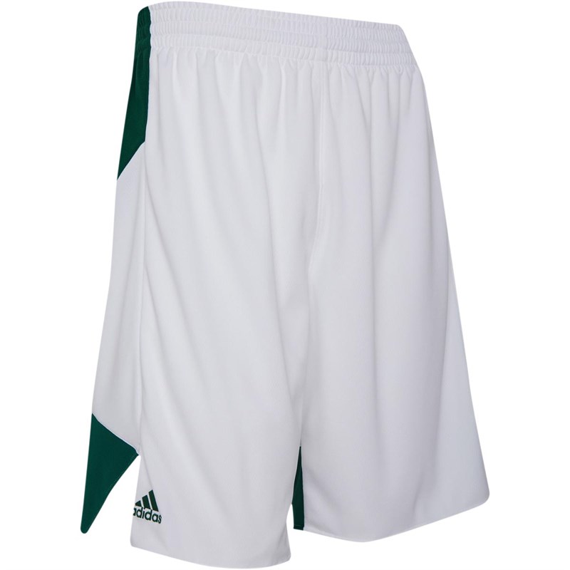 Buy adidas Mens Crazy Explosive Basketball Shorts White/Dark Green