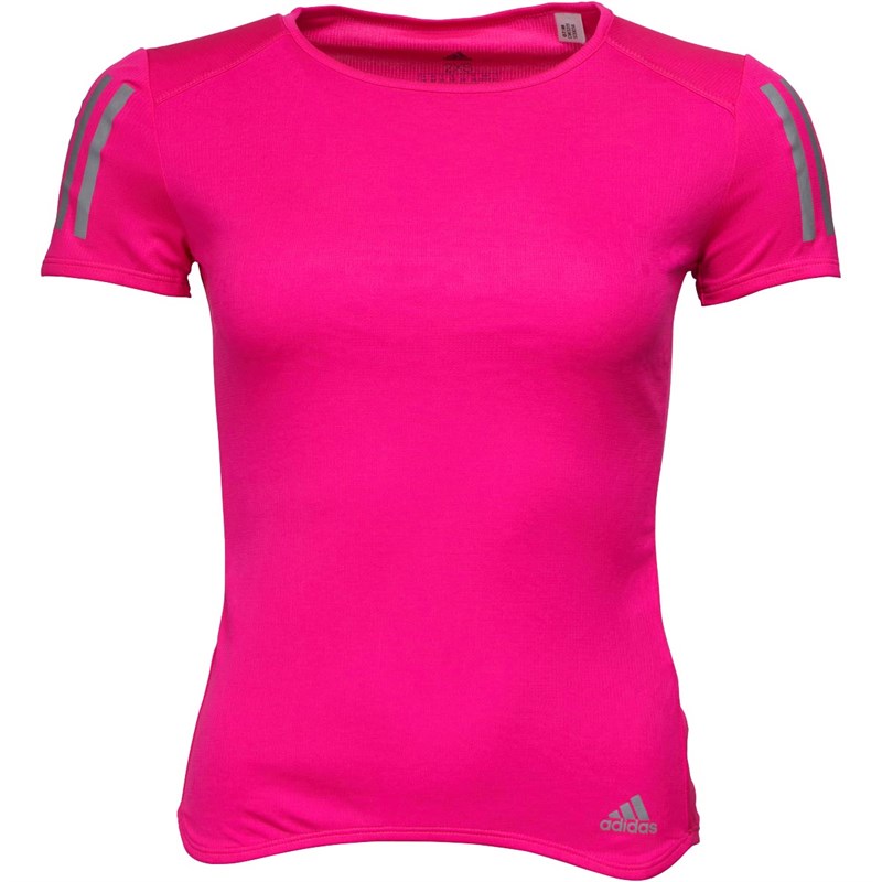 Buy adidas Womens Response Running Top Shock Pink