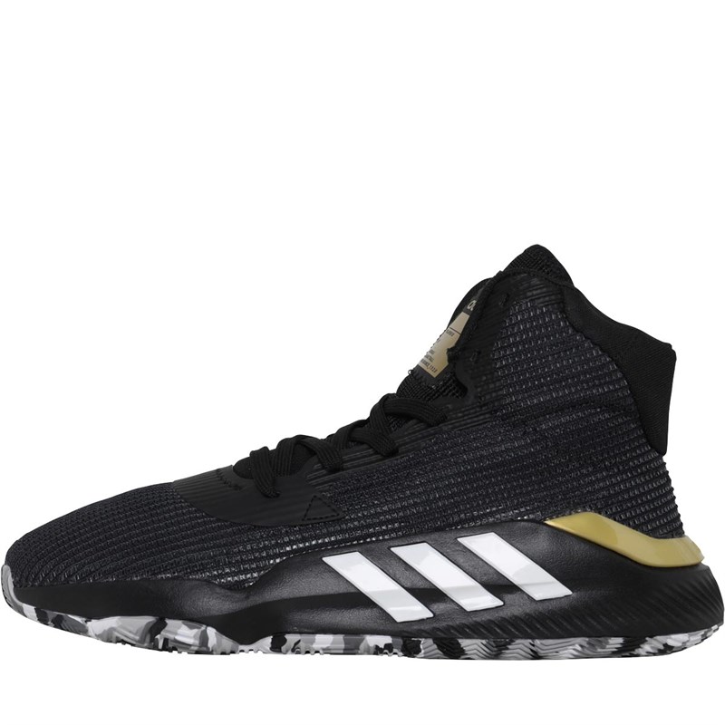 Buy adidas Mens Pro Bounce Basketball Shoes Core Black/Footwear White