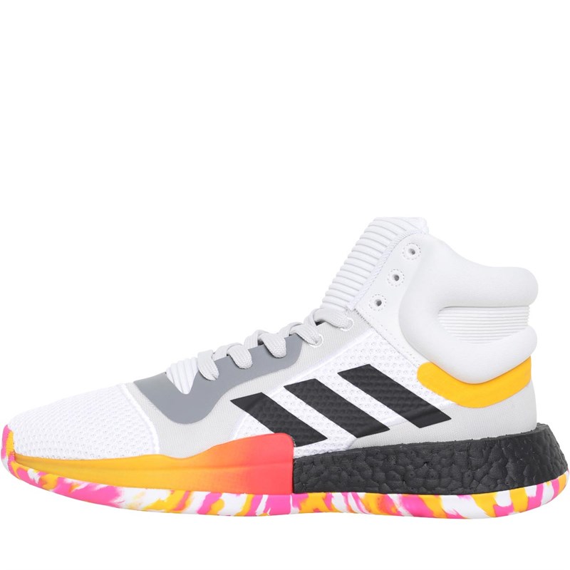 Buy adidas Mens Marquee Boost Basketball Shoes Footwear White/Core