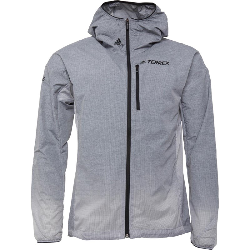 Buy adidas Mens Terrex Agravic Windweave Jacket Grey Four/White