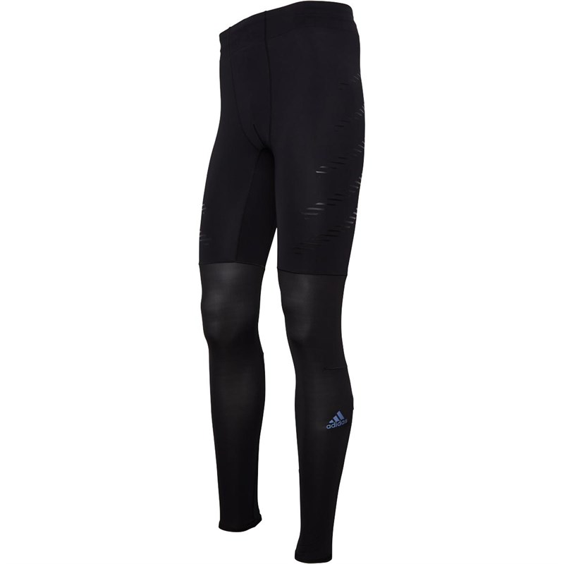 Buy adidas Mens Speed Long Running Tight Leggings Black/Black