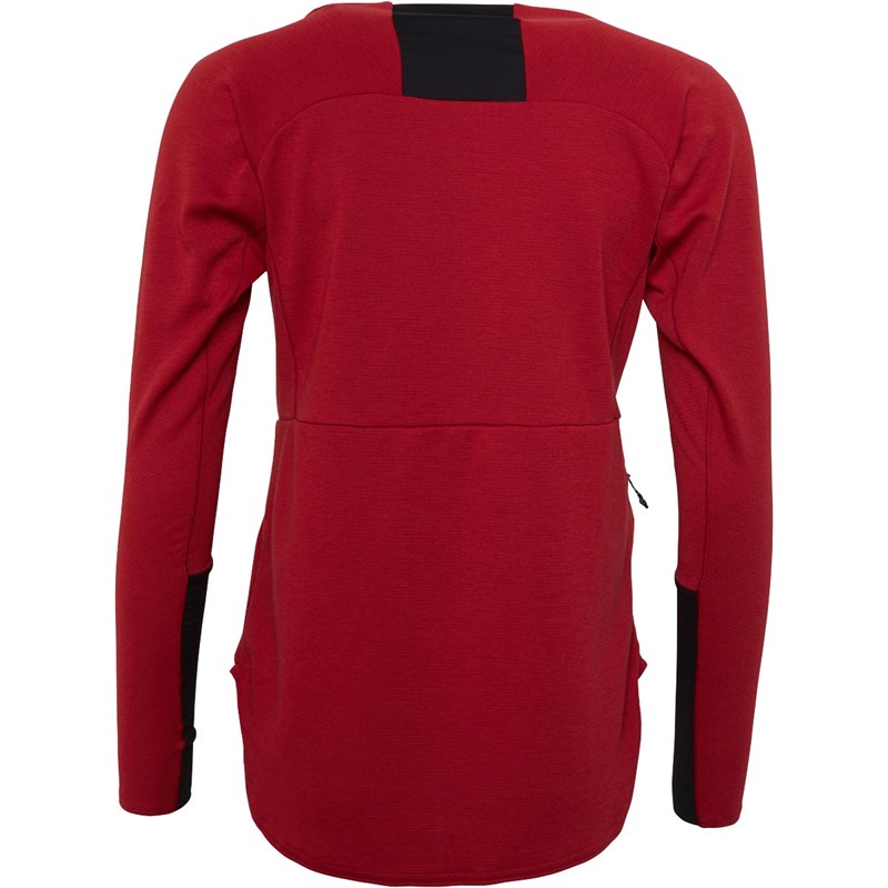 adidas Damen Terrex Climb Sweatshirt Rot