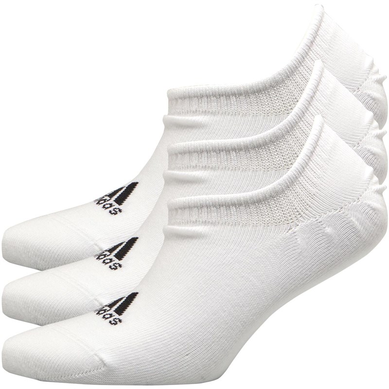 Buy adidas Performance Three Pack Invisible Socks White/White/White