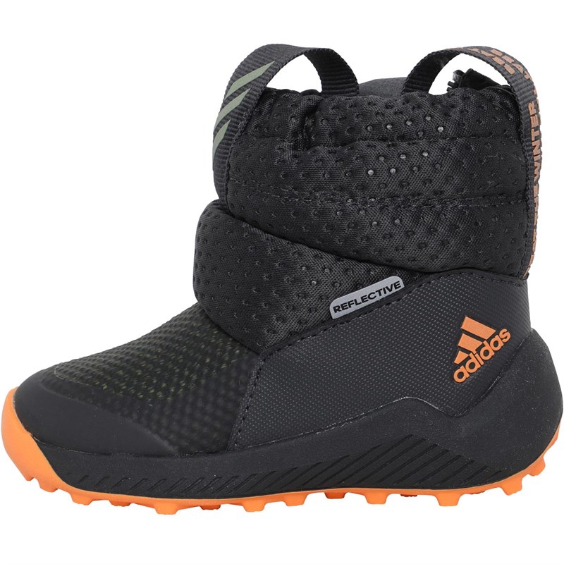 Buy adidas Junior Boys Rapidasnow Snow Boots Grey Six/Tech Olive/Flash