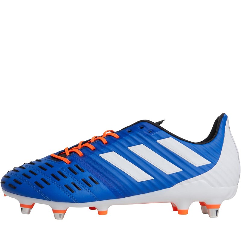 Buy adidas Mens Predator Malice Control SG Soft Ground Rugby Boots Blue