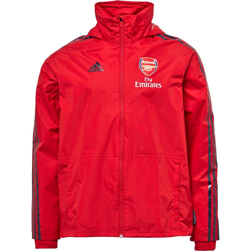 adidas Herren AFC Arsenal Storm Performance Jacke Rot