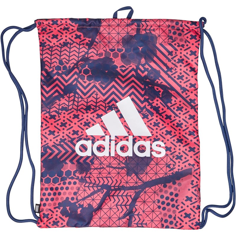 Buy adidas Essentials Logo Gym Sack Pink/Tech Indigo/Black