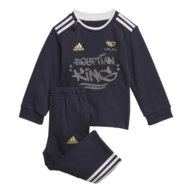 Buy adidas Infant Mo Salah Tracksuit Legend Ink/Gold Metallic/White