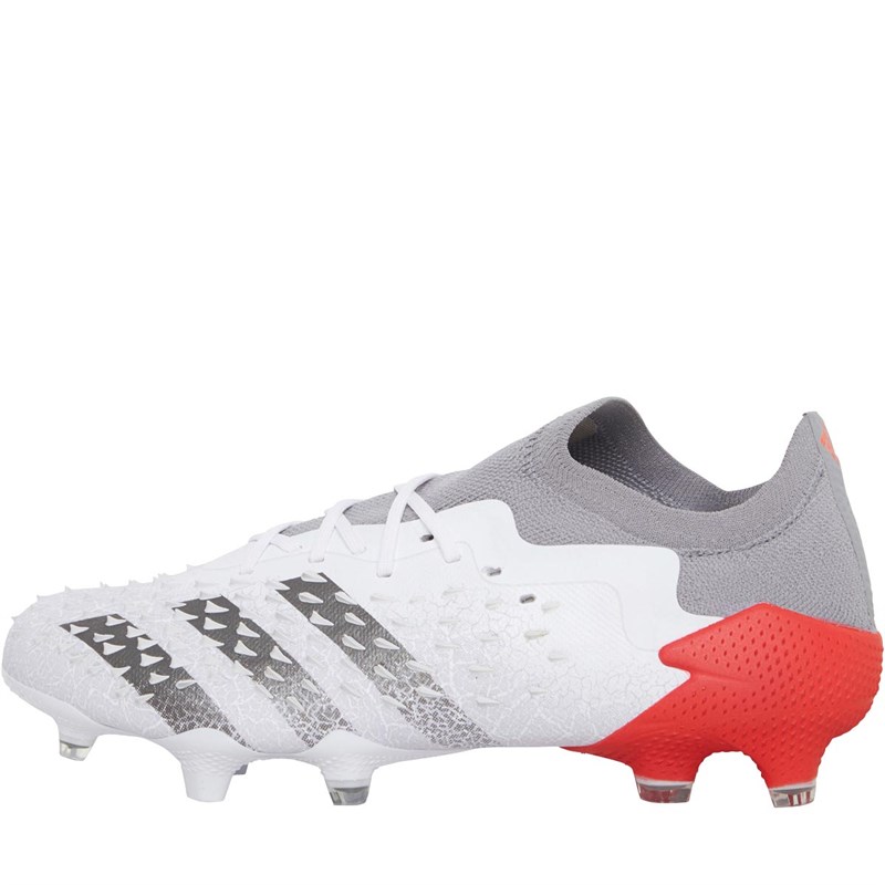 Buy adidas Mens Predator Freak .1 Low Primeknit FG Firm Ground Football Boots Footwear White