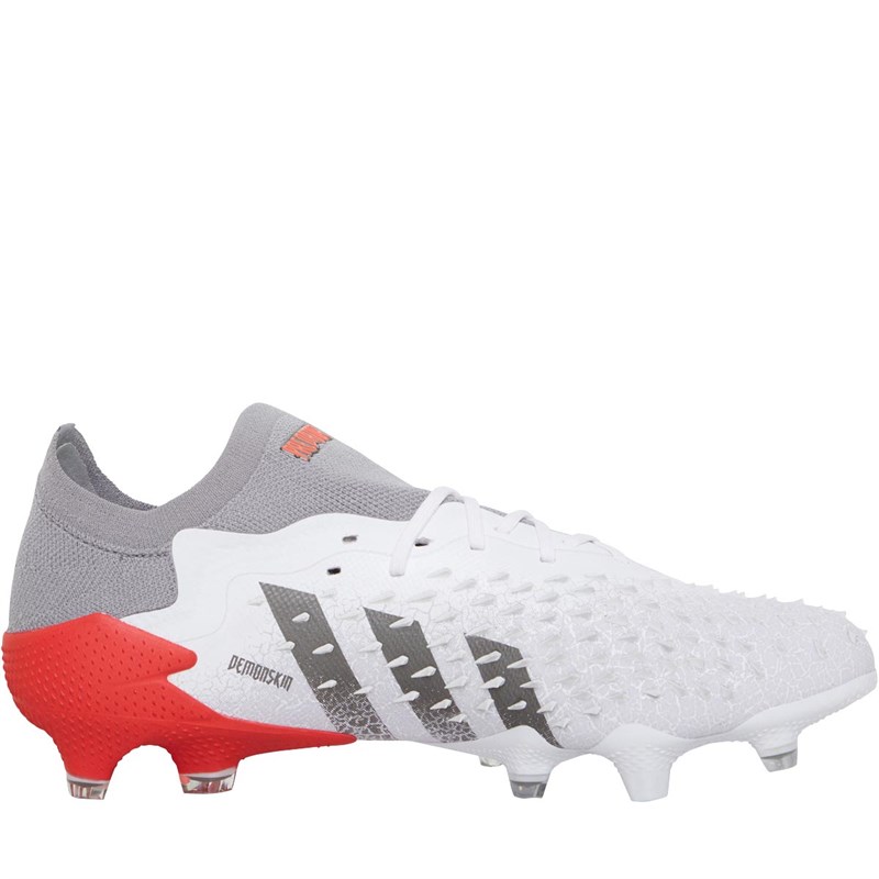Buy adidas Mens Predator Freak .1 Low Primeknit FG Firm Ground Football Boots Footwear White