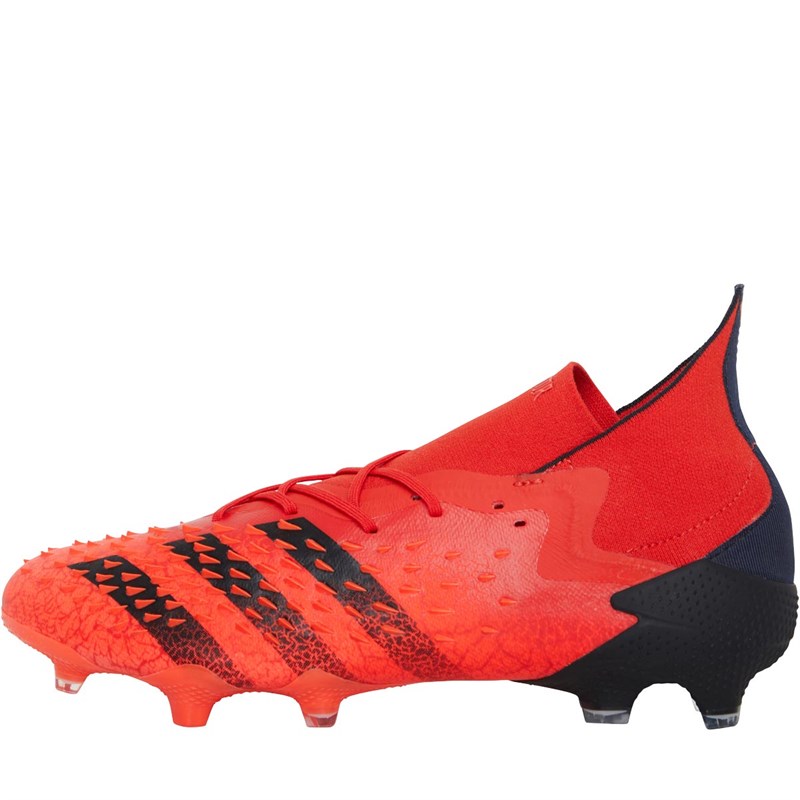 Buy adidas Mens Predator Freak .1 Primeknit FG Firm Ground Football Boots Red/Core Black/Solar Red