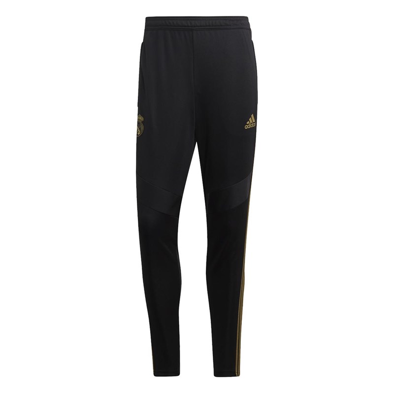 Buy adidas Mens RMCF Real Madrid Training Pants Black/Dark Football Gold