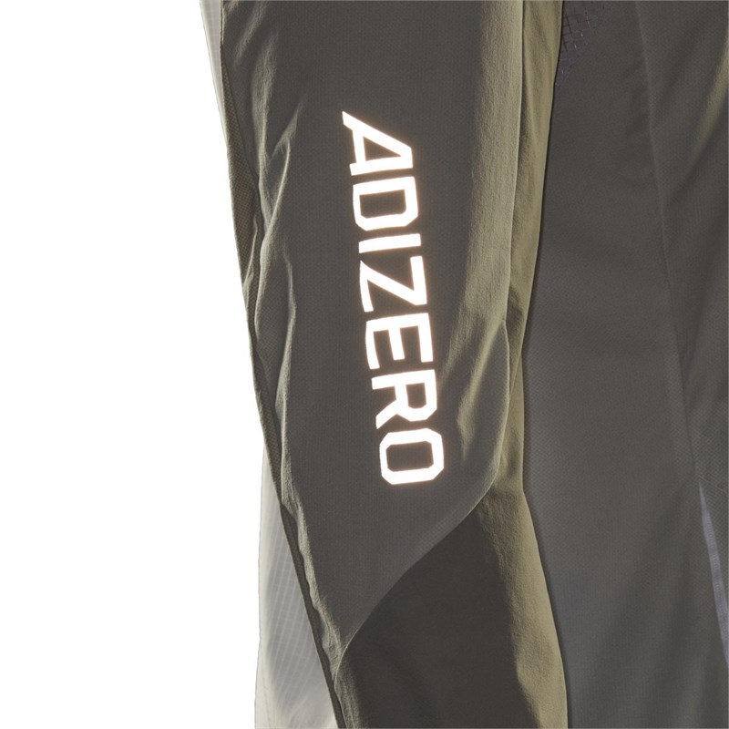 Buy adidas Mens Adizero Marathon Running Jacket White/Grey
