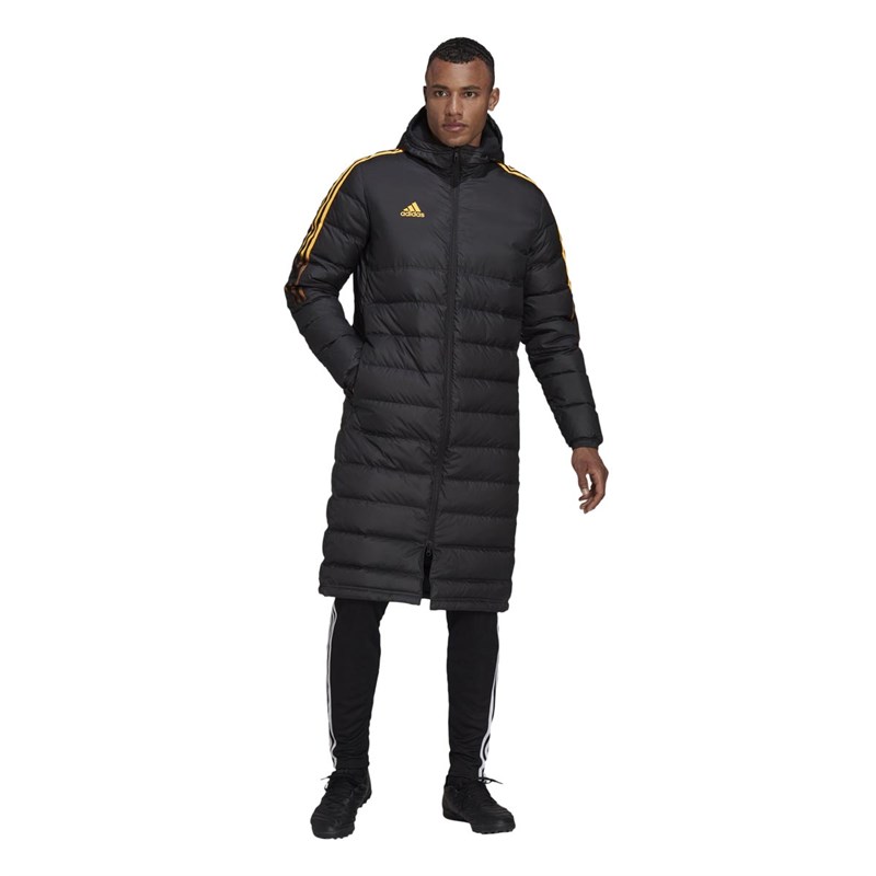 Buy adidas Mens Tiro 21 Long Wind.Rdy Down Jacket Black/Solar Gold