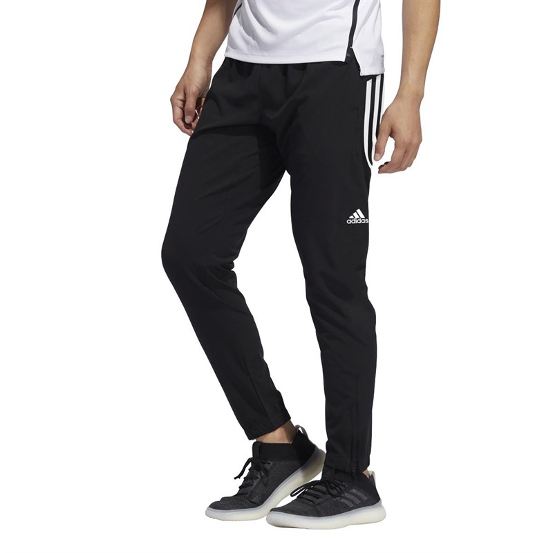 Buy adidas Mens Player 3Stripes Windbreaker Pants Black