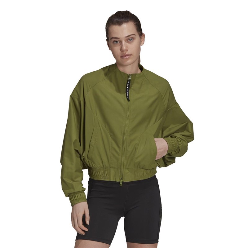 Buy adidas Womens Karlie Kloss Cover Up Jacket Tech Olive