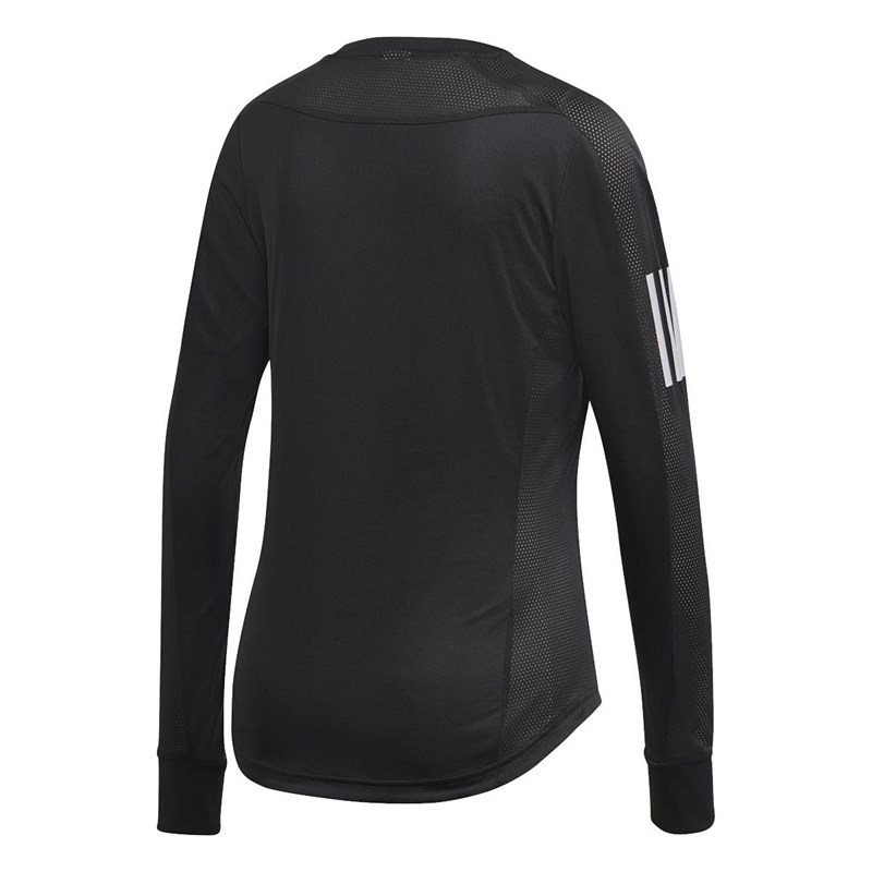 Buy adidas Womens Own The Run Aeroready Long Sleeve Running Top Black
