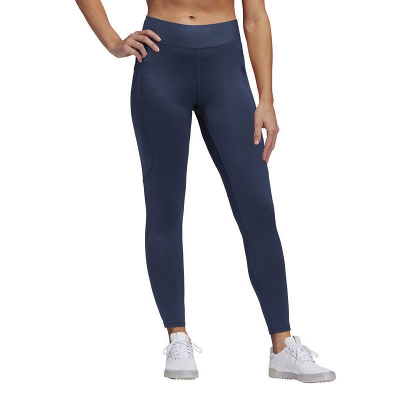 Buy adidas Womens Primegreen Cold.Rdy Golf Legging Crew Navy