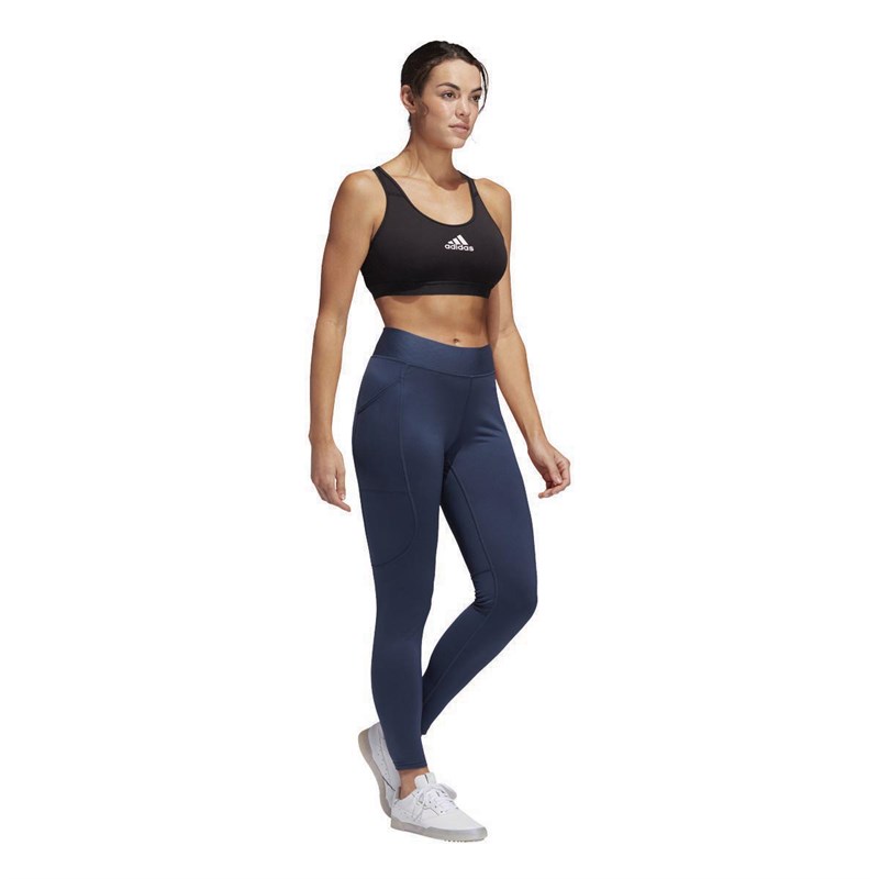 Buy adidas Womens Primegreen Cold.Rdy Golf Legging Crew Navy