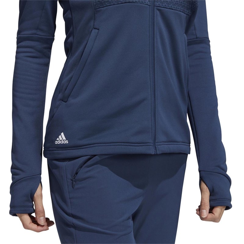 Buy adidas Womens Primegreen Cold.Rdy Full Zip Golf Jacket Crew Navy
