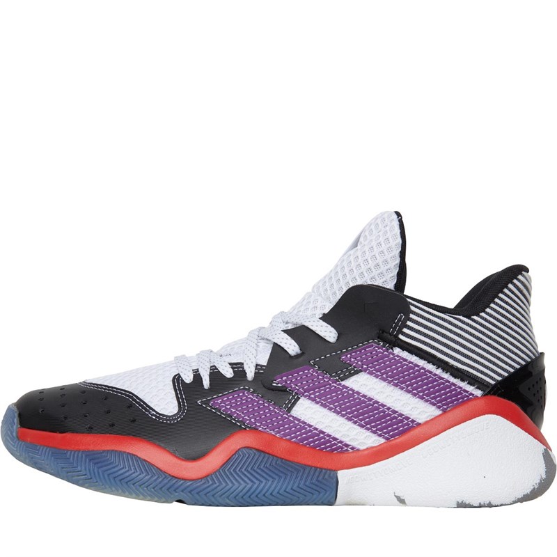 Buy adidas Harden Stepback Basketball Shoes Footwear White/Glow Purple