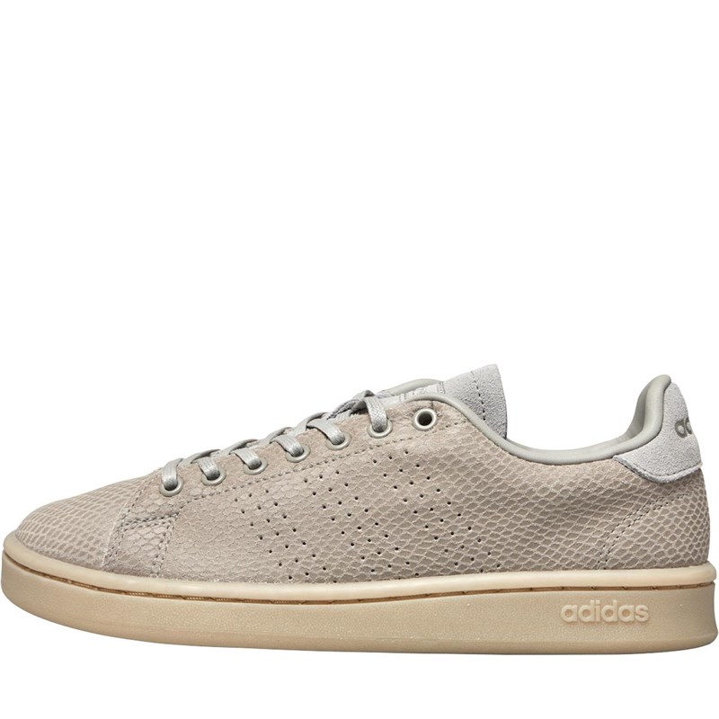 Buy adidas Womens Advantage Trainers Metallic Grey/Metallic Grey/Plamet