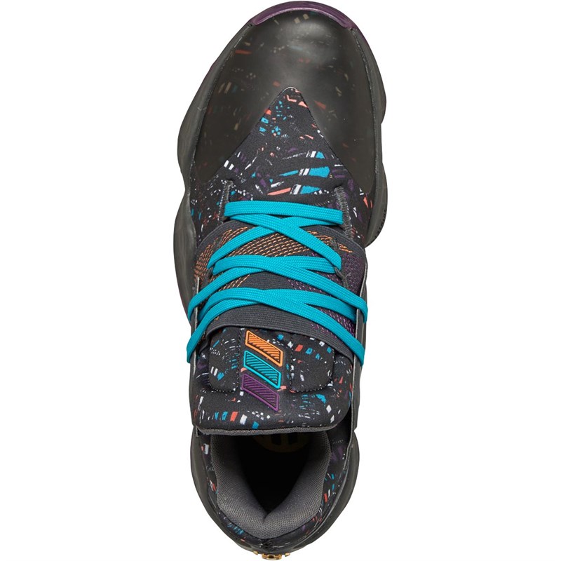 Buy adidas Mens Harden Vol.4 Basketball Shoes Core Black/Amber Tint